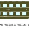Wagony osobowe BHP – oliwka z pasami (lewy i prawy) - obrazek 2